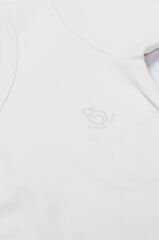 Bistyle Organik Natural Basic Style Kruvaze Uzun Kol Body BS17102 Beyaz
