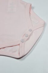 Bistyle Organik Natural Basic Style Yarım Kol Body BS17103 Pembe