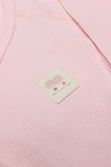 Bistyle Organic Modal Flying Balloons Kruvaze Uzun Kol Body BS17121 Pembe