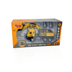 Vardem Sesli ve Işıklı Çek Bırak Kamyon Ekskavatör XX992-01AB