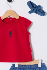 U.S Polo Bebek 2'Li Takım USB2462 Kırmızı