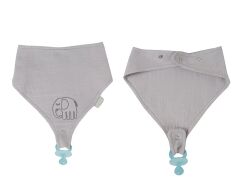 BabyJem Emzik Askılı Müslin Önlük 837 Gri