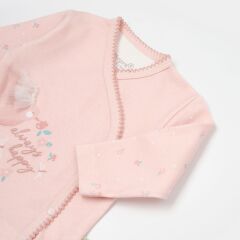 Bibaby Biorganic Always Happy 5'Li Hastane Çıkış Seti 62343 Gül Kurusu Mint