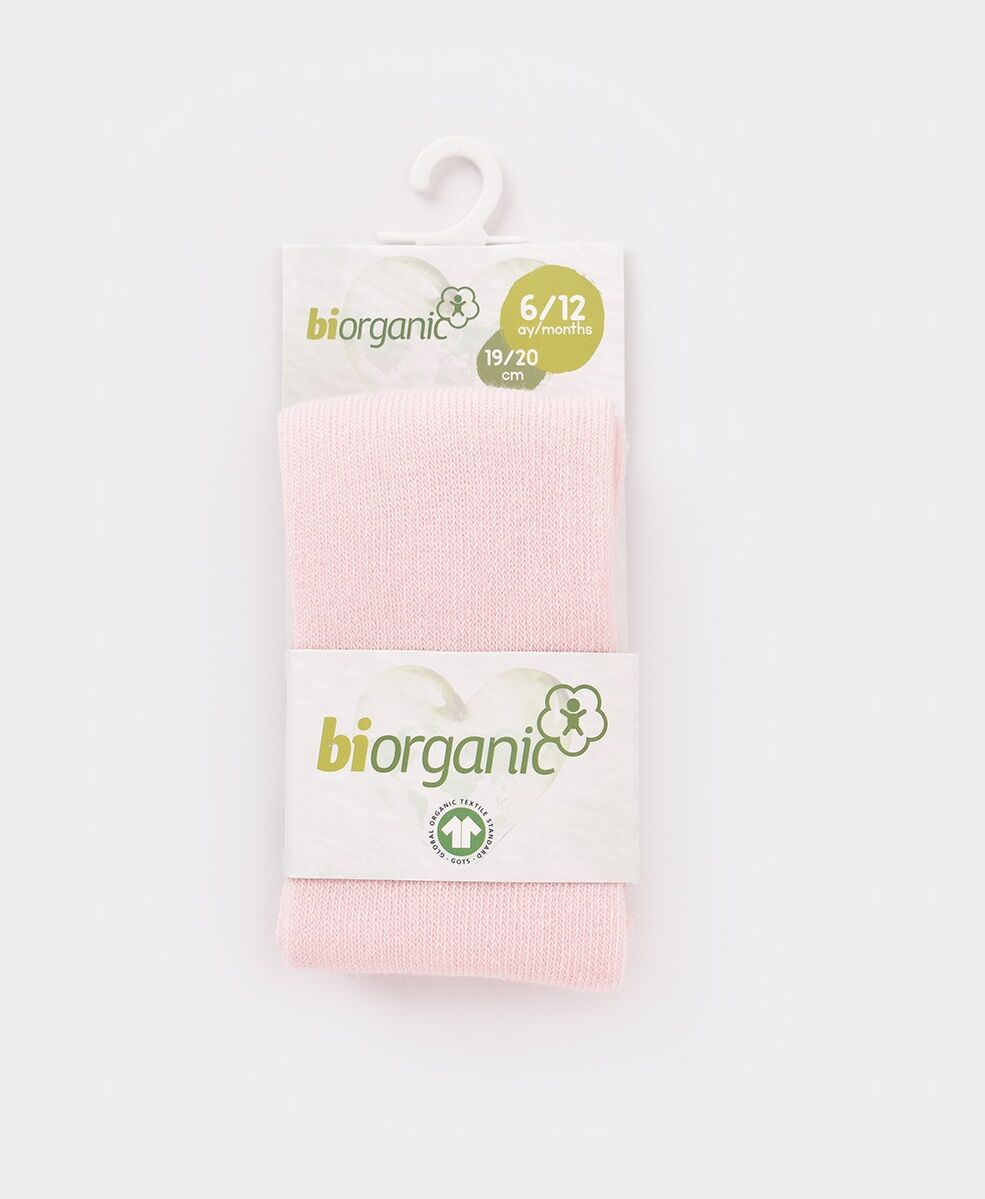 Bibaby Biorganic Basic Külotlu Çorap 68235 Pembe