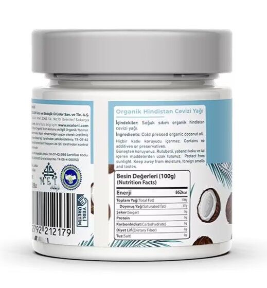 OG Natural Organik Hindistan Cevizi Yağı 170 Gr