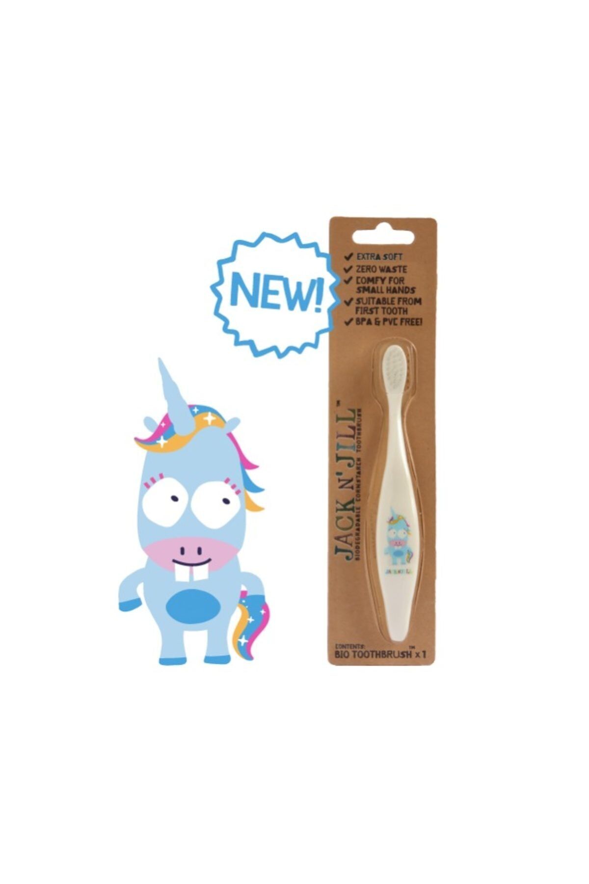Jack N' Jill Doğal Diş Fırçası Unicorn