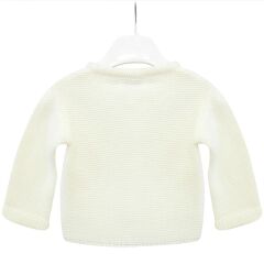 Andywawa AC24333 Basic Bebe Ceket Ekru