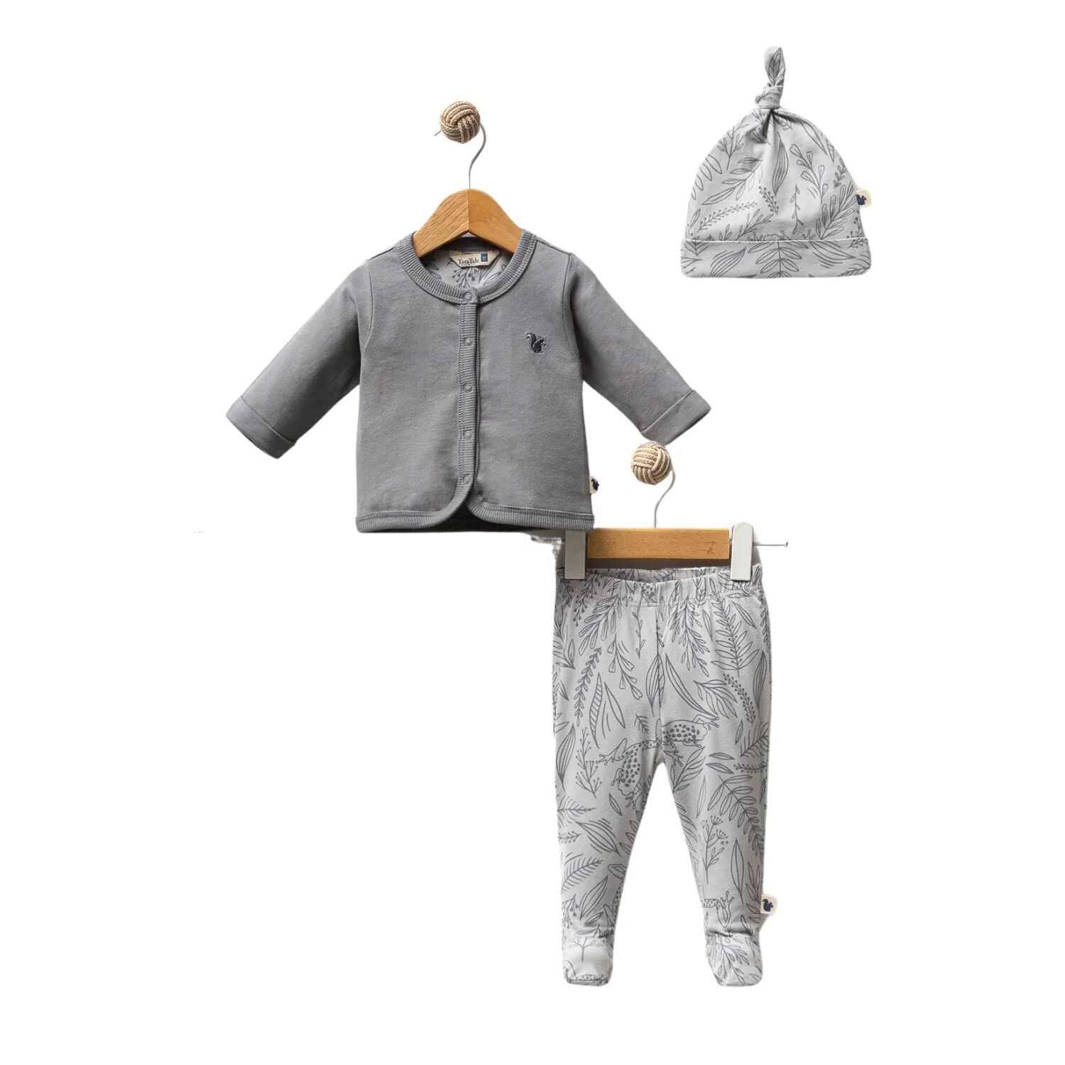 Tost Tale Little Frog 5 Parça Hastane Çıkışı Grey