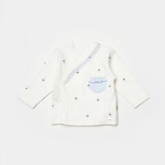 Bibaby Biorganic Love Floral 3 Parça Zıbın Seti 73346 Ekru Lila