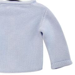 Andywawa AC24333 Basic Bebe Ceket Blue