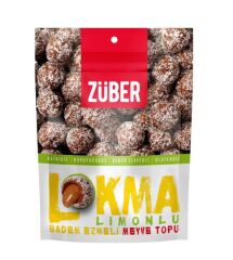 Züber Lokma Meyve Topu 96 Gr Limonlu Badem Ezmeli