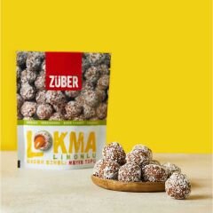 Züber Lokma Meyve Topu 96 Gr Limonlu Badem Ezmeli