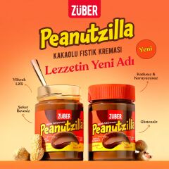 Züber Peanutzilla Kakaolu Fıstık Ezmesi 315 Gr
