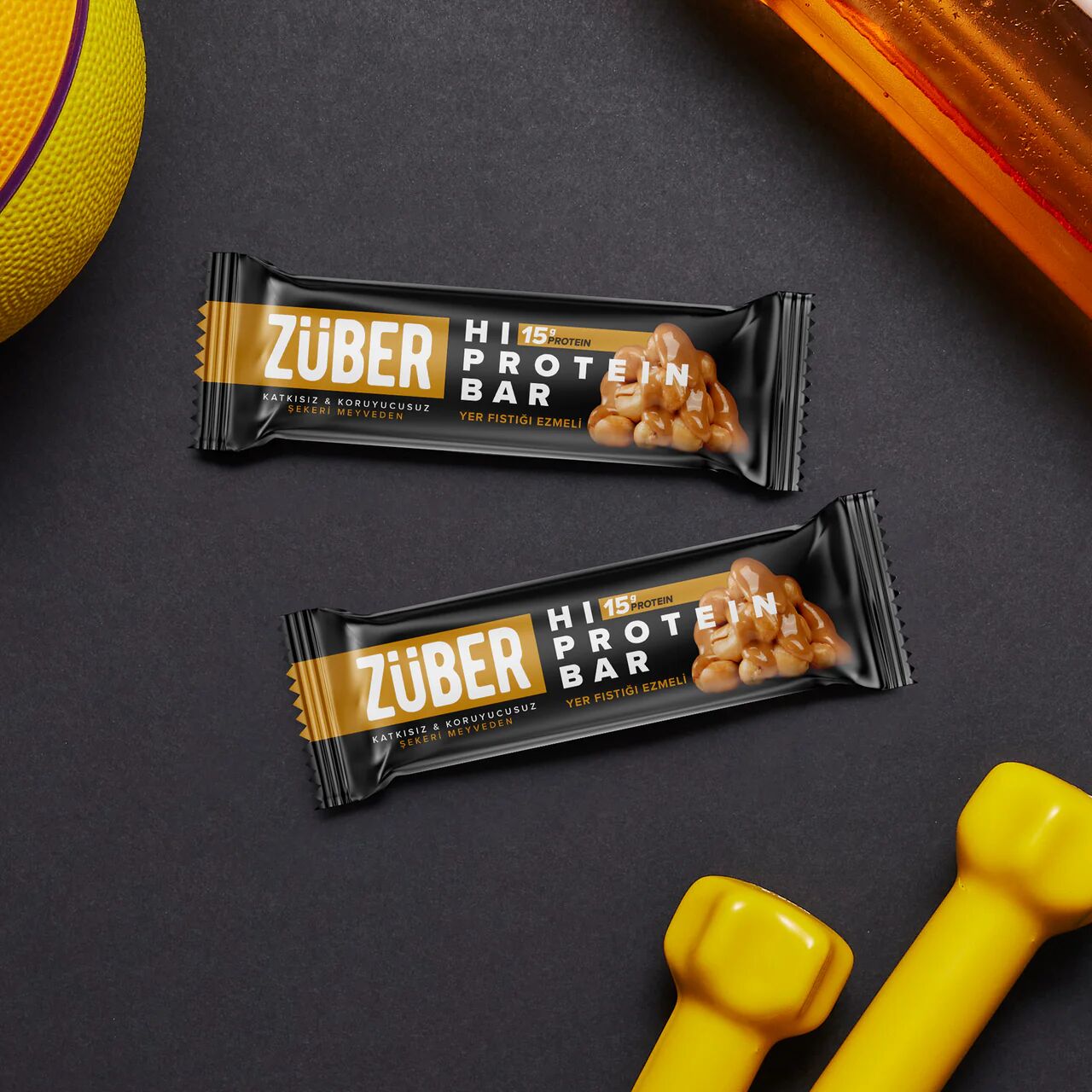 Züber Hi-Protein Bar 45 Gr Fıstık