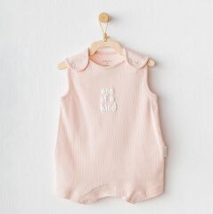 Andywawa AC25895 Romper Basic Bebek Tulum Salmon