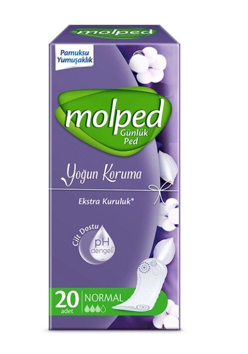 Molped Yoğun Koruma Günlük Ped 20 Adet