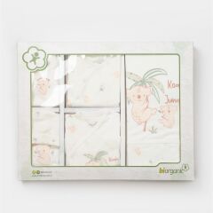 Bibaby Biorganic Koala Jungle 10'Lu Hastane Çıkış Seti 63226 Pembe