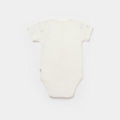 Bibaby Biorganic Koala Jungle Kısa Kol Bebek Body 56972 Gri