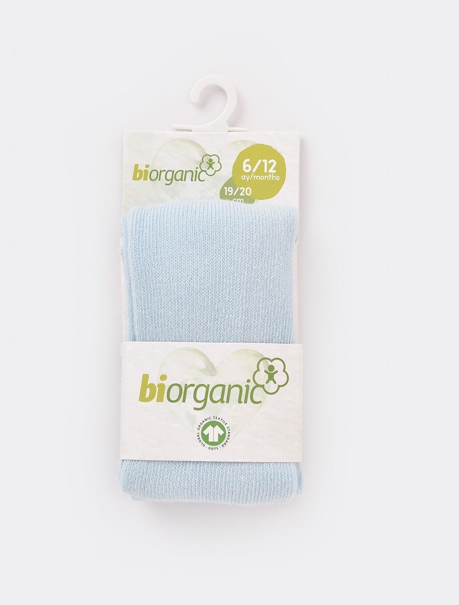 Bibaby Biorganic Basic Külotlu Çorap 68235 Mavi