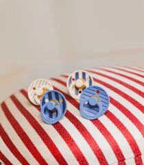 Bibs Studio Colour Pin Kauçuk Emzik 6-12 Ay Sky Blue