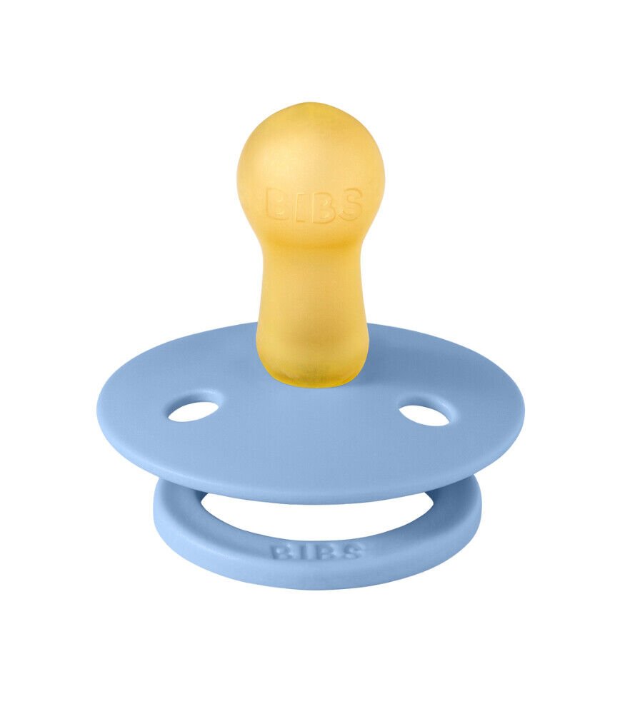 Bibs Studio Colour Block Kauçuk Emzik 0-6 Ay Sky Blue