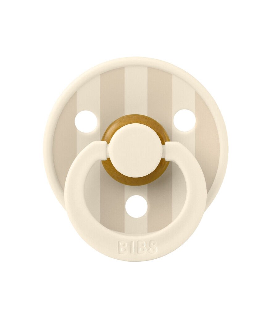 Bibs Studio Colour Block Kauçuk Emzik 0-6 Ay Ivory / Vanilla