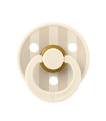 Bibs Studio Colour Block Kauçuk Emzik 0-6 Ay Ivory / Vanilla