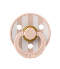 Bibs Studio Colour Block Kauçuk Emzik 6-12 Ay Blush / Ivory