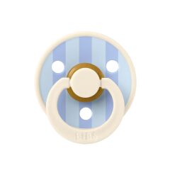 Bibs Studio Colour Block Kauçuk Emzik 6-12 Ay İvory / Dusty Blue