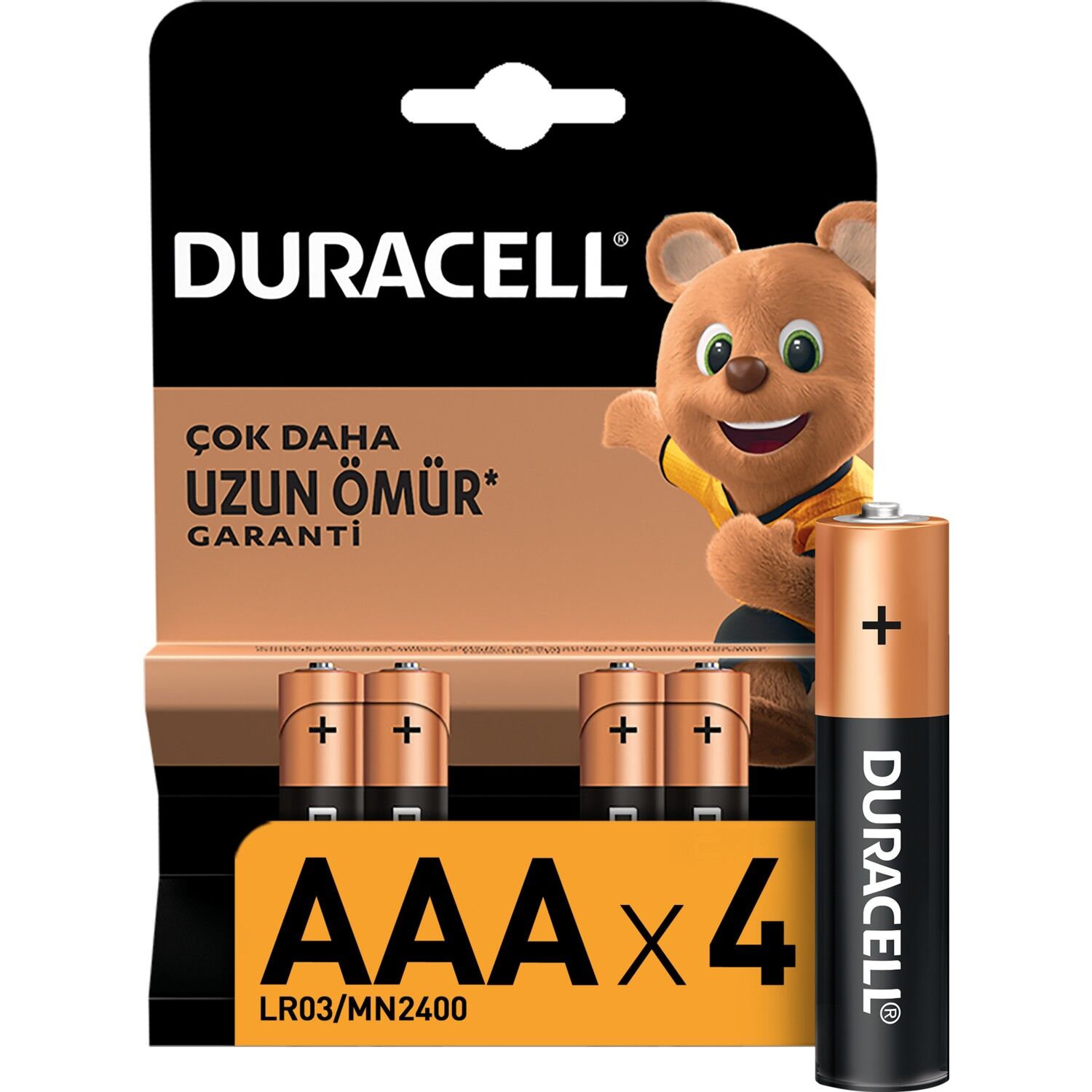 Duracell 4'Lü AAA İnce Kalem Pil