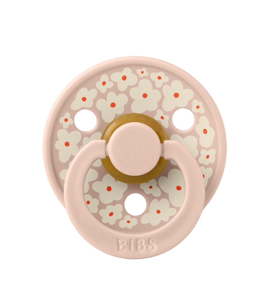 Bibs Studio Colour Jasmine Field Kauçuk Emzik 0-6 Ay Blush