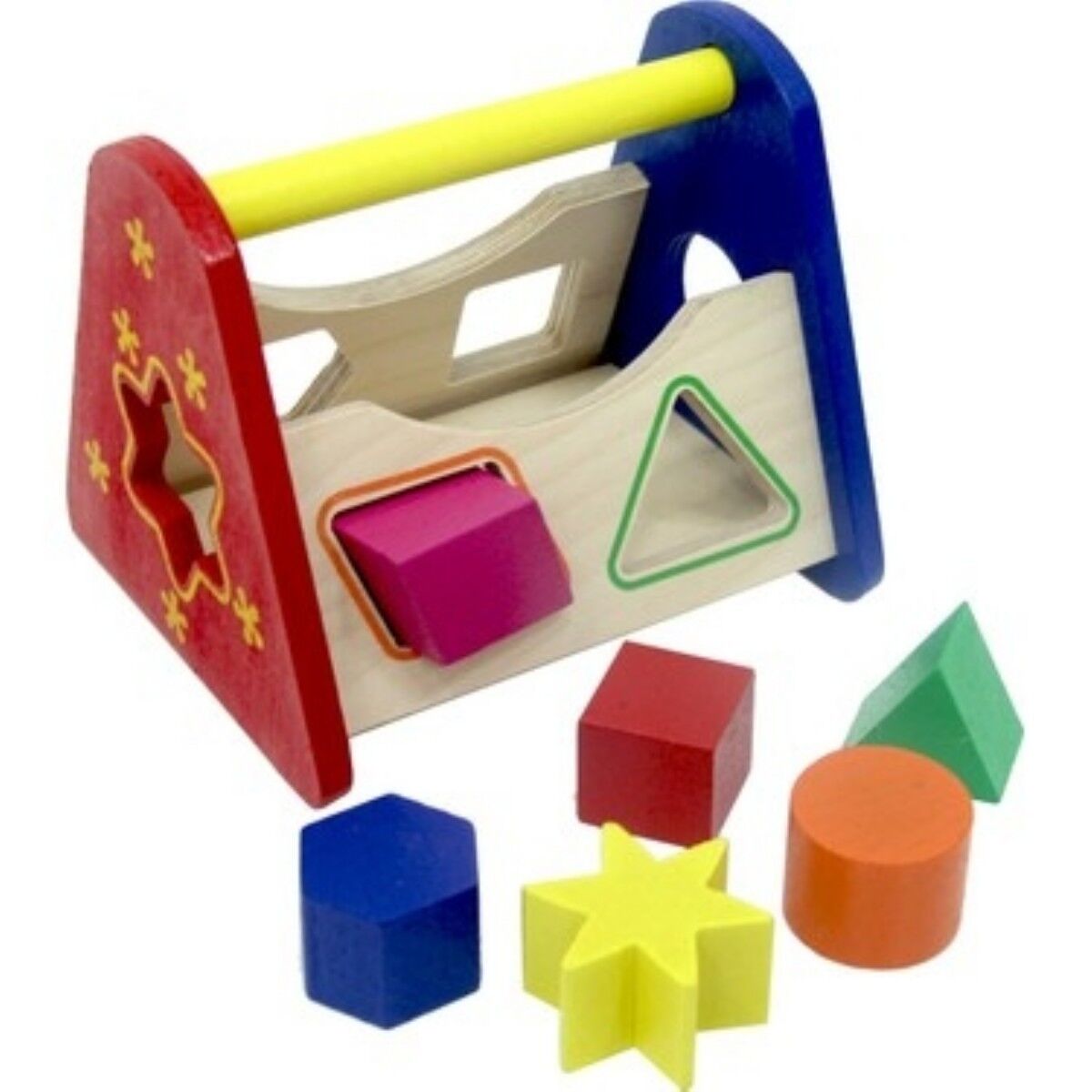 PlayWood Ahşap Eğitici Bul Tak Şekiller-389