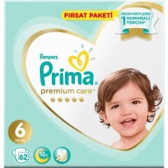 Prima Premium Care Fırsat Paketi 6 Beden 62 Adet