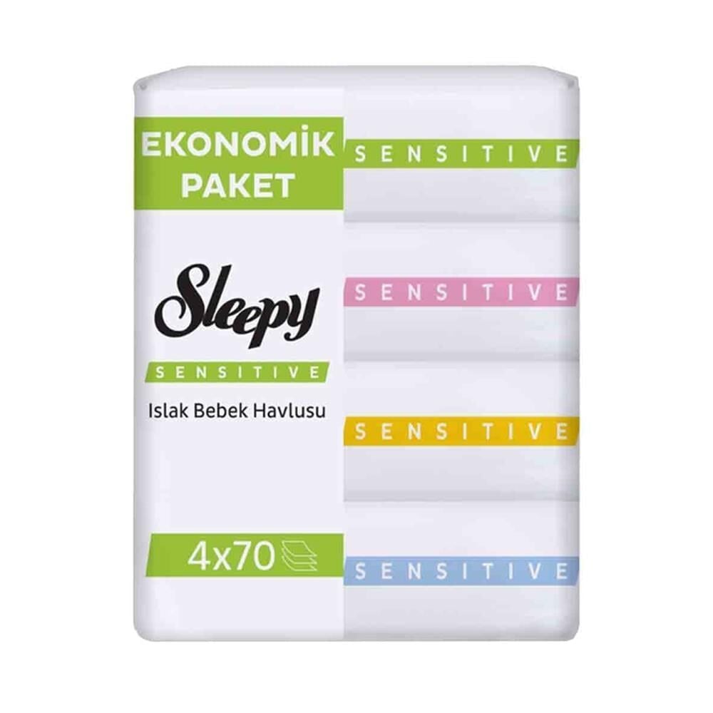 Sleepy Sensitive Islak Havlu Mendil 4x70 280 Yaprak