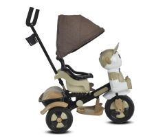 Babyhope 125A Yupi Triycle 3 Tekerli Kontrollü Bisiklet (Pedli) Kahve
