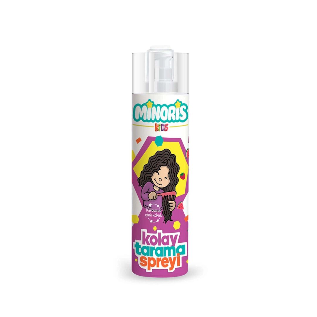 Minoris Kids Organik Kolay Tarama Saç Spreyi 200 ml