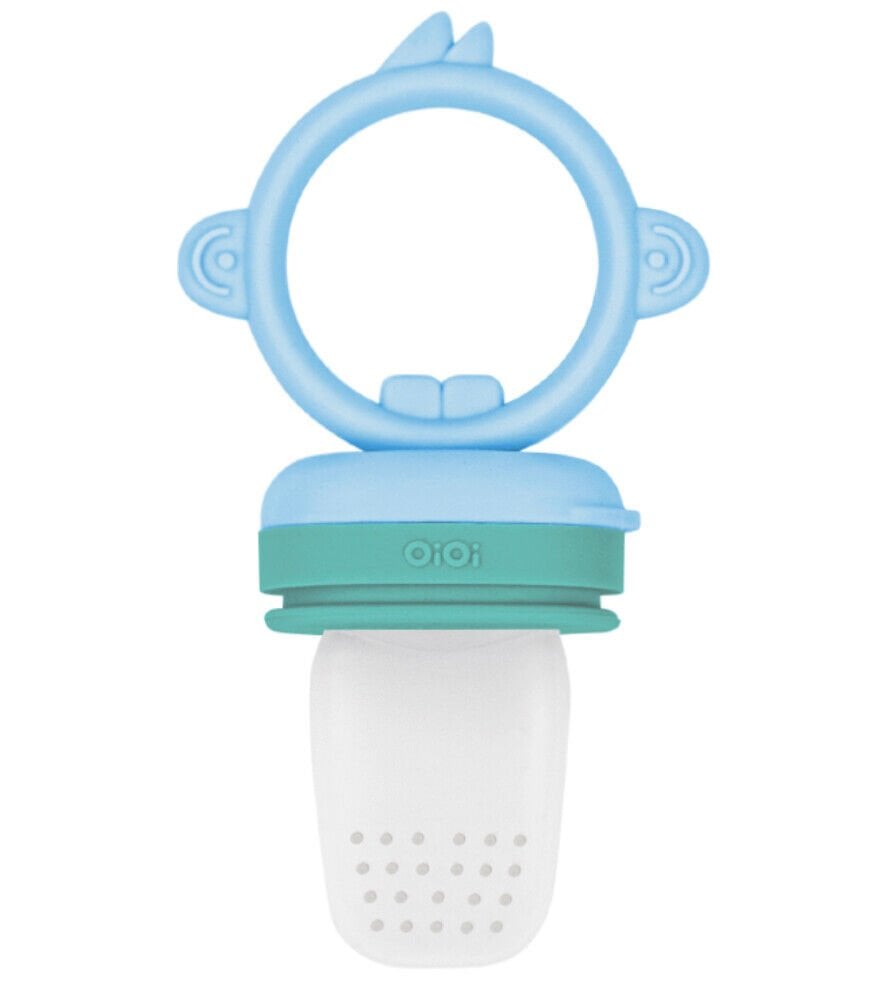 OiOi Silikon Püre Meyve Sebze Emziği Mineral Blue / Aqua Green