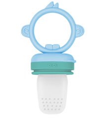 OiOi Silikon Püre Meyve Sebze Emziği Mineral Blue / Aqua Green