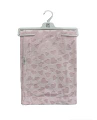 Bibaby Jacquard Heart 82x90 Battaniye 64727 Pink