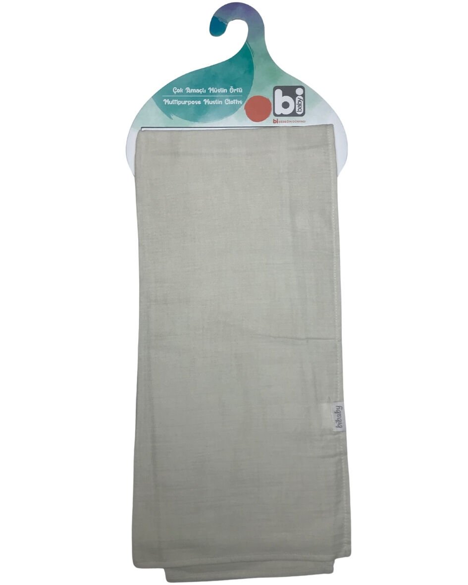 Bibaby 2 Katlı Müslin 90x110 Battaniye 64703 Taş