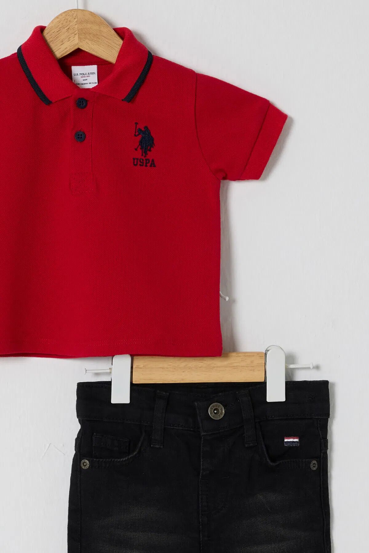 U.S Polo Bebek 2'Li Takım USB2626 Kırmızı