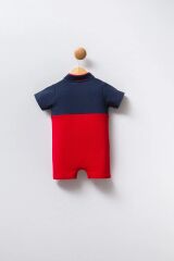 U.S Polo Bebek Tulum USB2343 Lacivert-Kırmızı