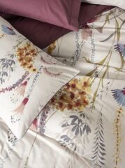 Cotton Box Nevresim Takımı Tek Kişilik Flos Bordo