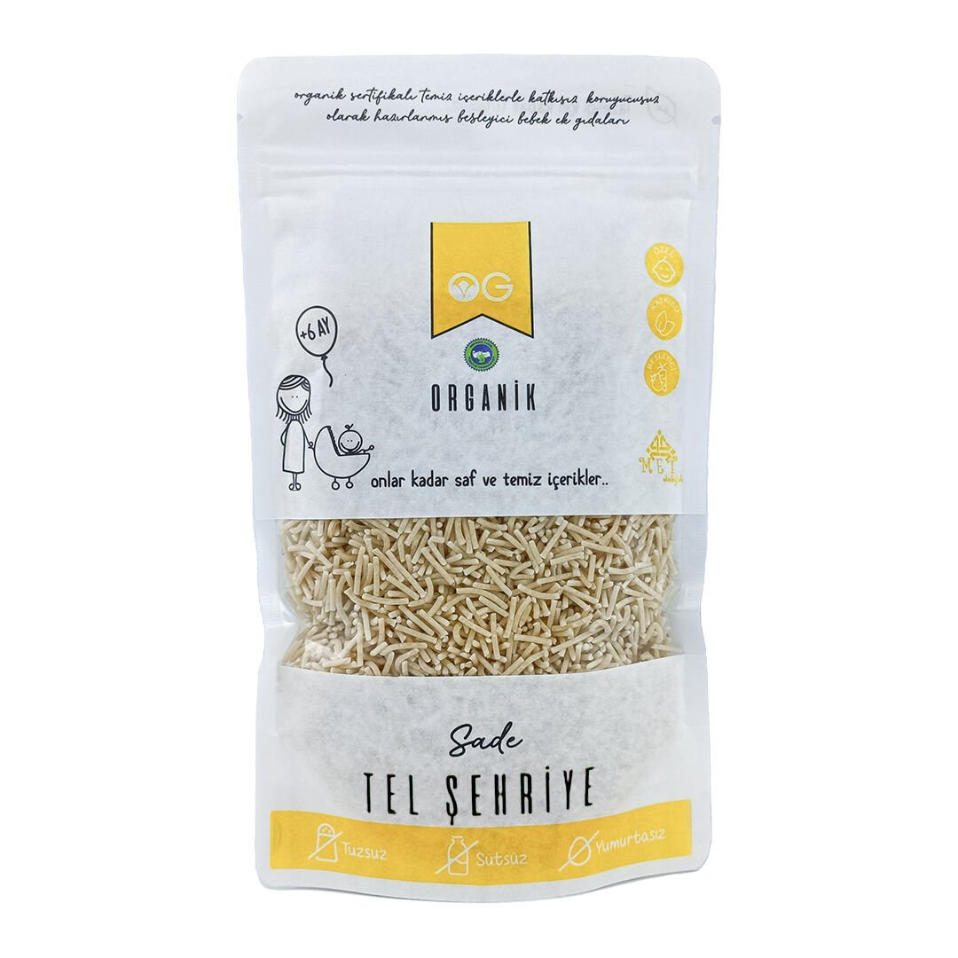 OG Natural Organik Sade Tel Şehriye 180 Gr