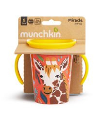 Munchkin Mucize 360° Alıştırma Bardağı 6 Ay+ 177 ml Zürafa