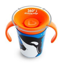 Munchkin Mucize 360° Alıştırma Bardağı 6 Ay+ 177 ml Balina