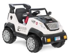 Pilsan Fantastik Uzaktan Kumandalı Akülü Araba 12 Volt 05-234 Beyaz Beyaz