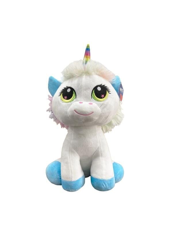 Halley Pembe Mavi Patili Unicorn 35 Cm PL62218
