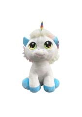 Halley Pembe Mavi Patili Unicorn 35 Cm PL62218