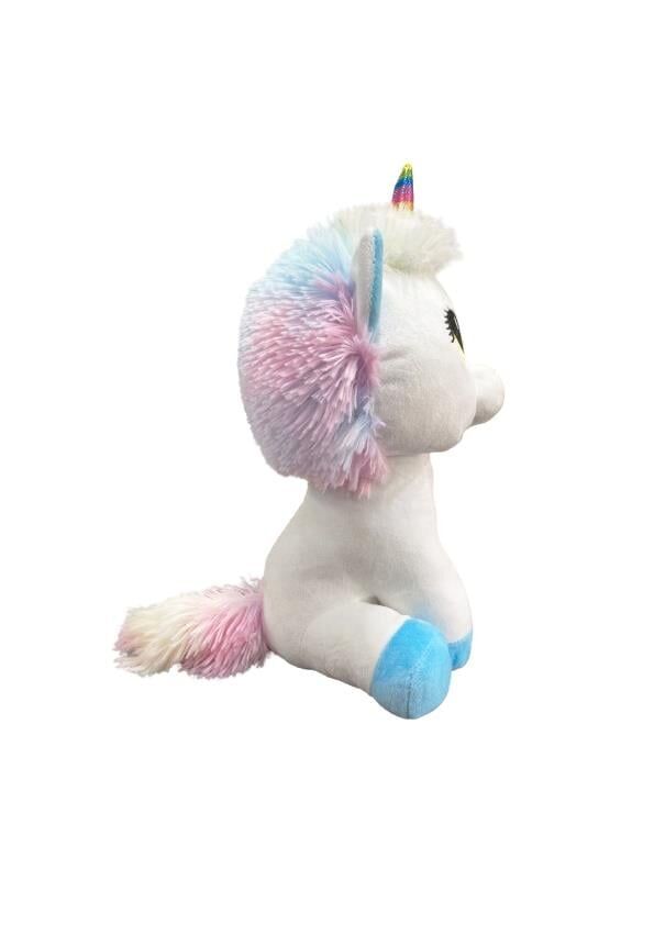 Halley Pembe Mavi Patili Unicorn 35 Cm PL62218